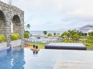 Park Hyatt St. Kitts: Couple in the adults only pool